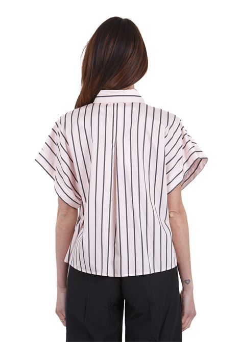 Camicia manche corte rigata FORTE FORTE | Camicie | 13611MYSHIRT2025